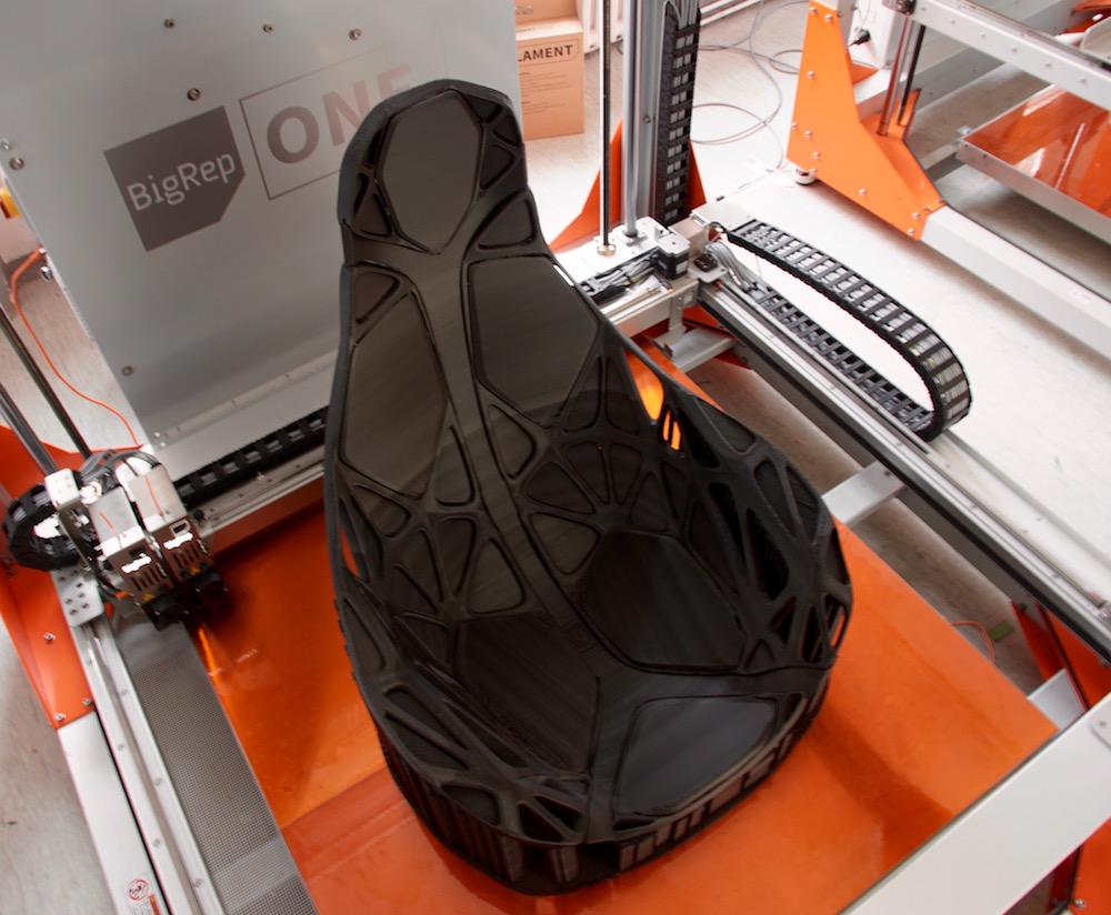 Bigrep 3D Printed Audi Vehicle Chair image